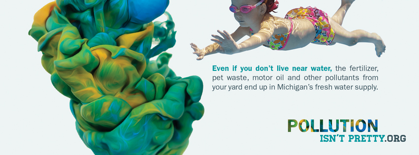 Pollution Isn't Pretty campaign image