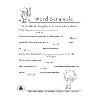 Water Word Scramble